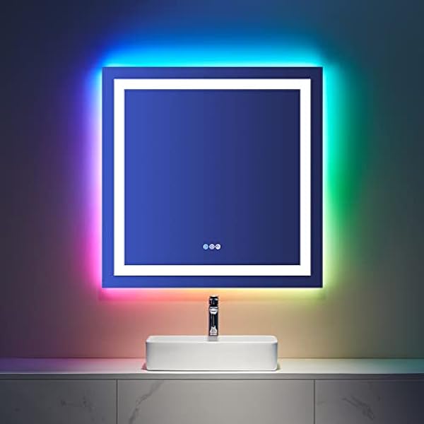Size: 36'x36' | Color: Rgb Led Bathroom Mirror (11 Light Modes)